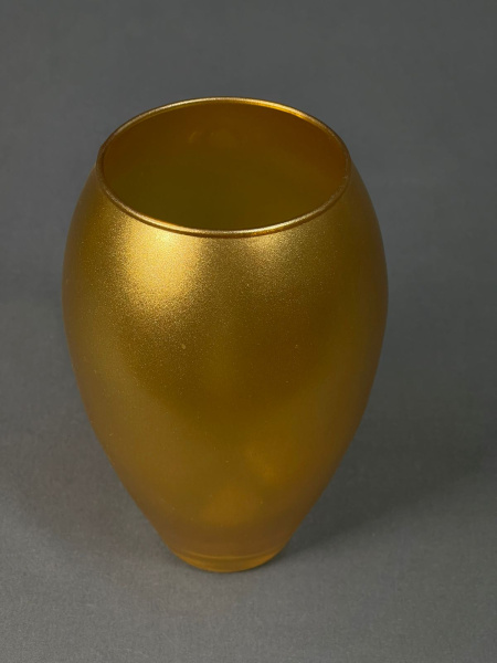 Ваза Лиголюкс золото Клавдия (маленькая)